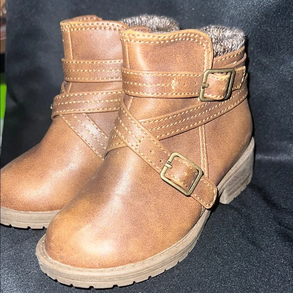 Kids Brown Ankle Boots